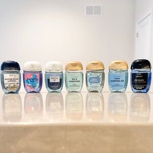 Hand Sanitizers Lot Rare Set Bath & Body Works PocketBac 7 Pack